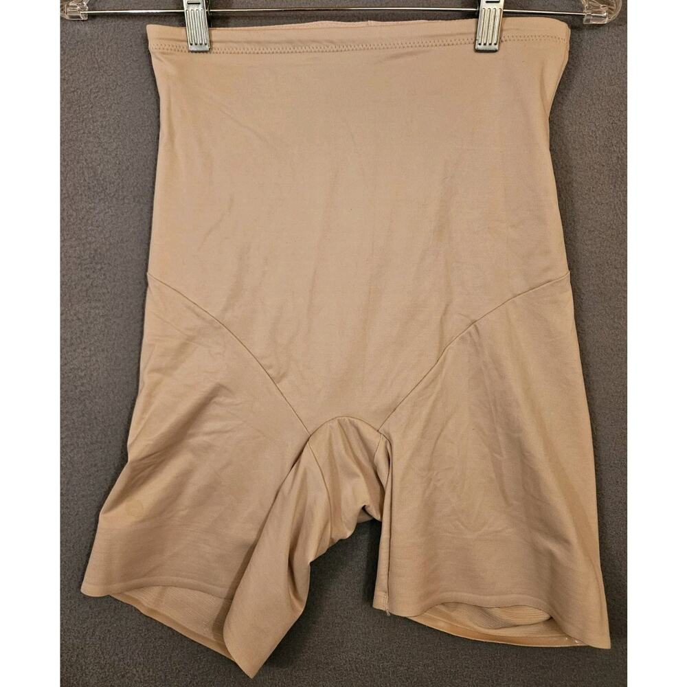Cupid Hi-Waist Thigh Slimmer Women's Size XL Nude Shapewear Tummy Tuck Firm